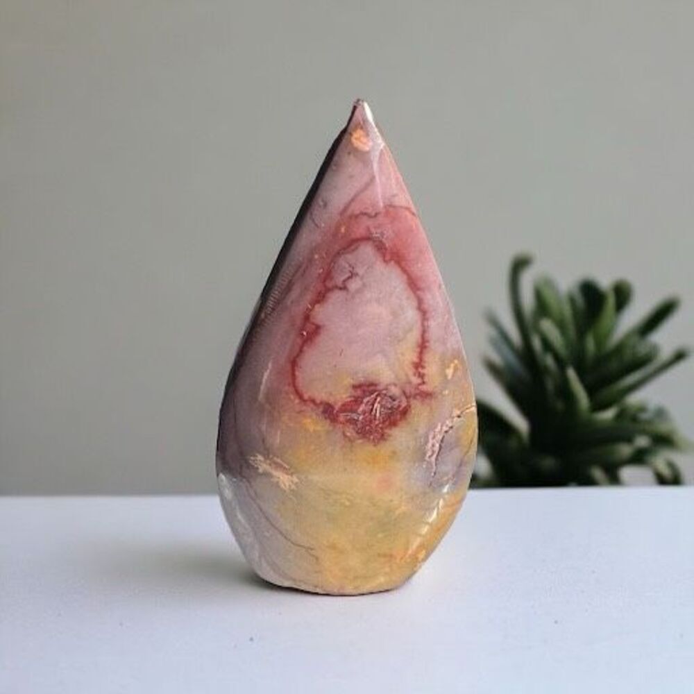 Mookaite Crystal Tear Drop Tower‎